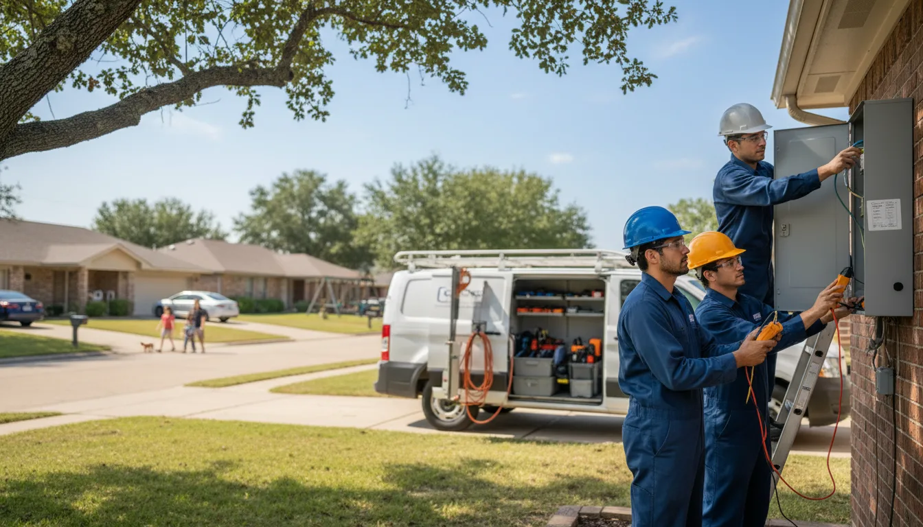 Certified electrician providing emergency electrical services in Ford, KS